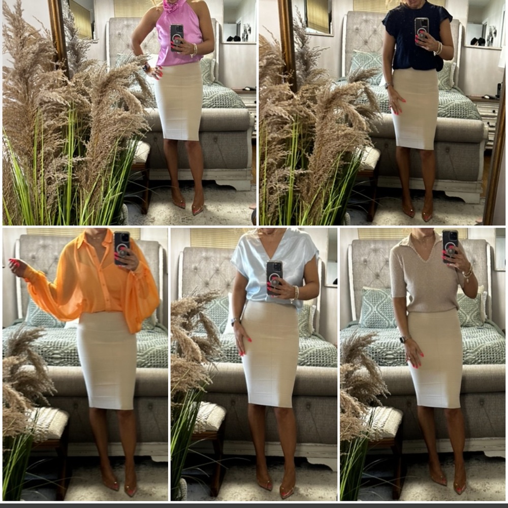 Last💕Host pick🌷Nude bandage skirt - Picture 2 of 13